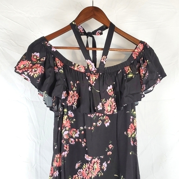 JILL Jill Stuart Floral Print Off Shoulder‎ Dress - Picture 3 of 10
